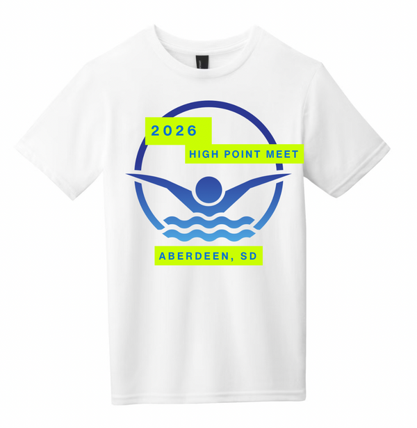 High Point Swim Meet Block Neon