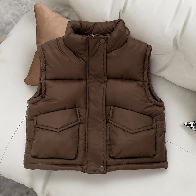 Neutral Puffer Vest Preorder