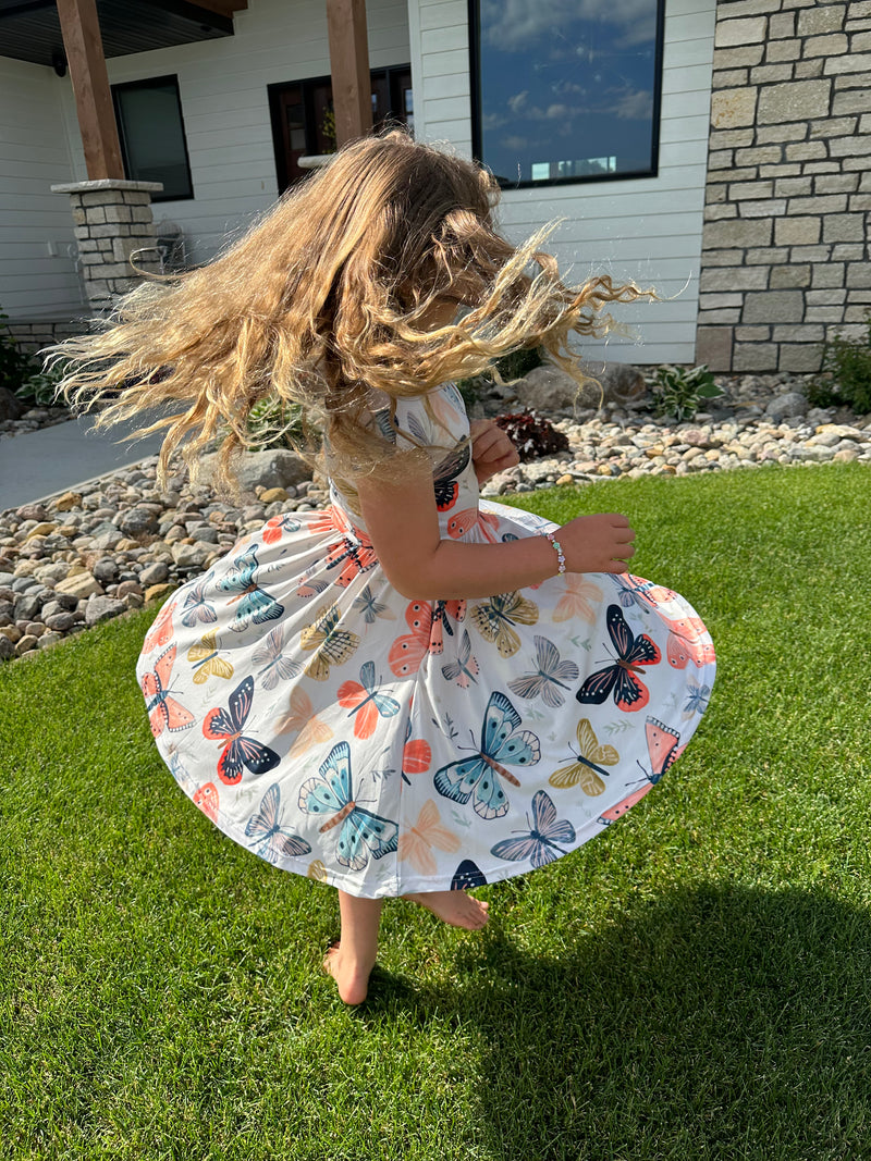 Butterfly Twirl Tshirt Dress