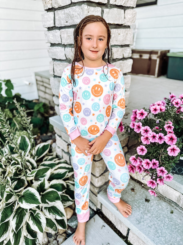 Smiley 2 Pc Pajama Set Preorder