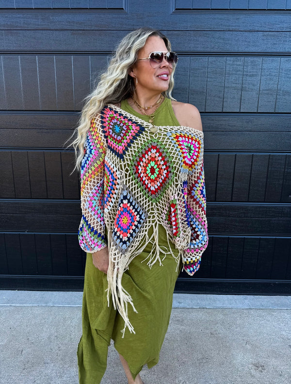Crochet Poncho Preorder