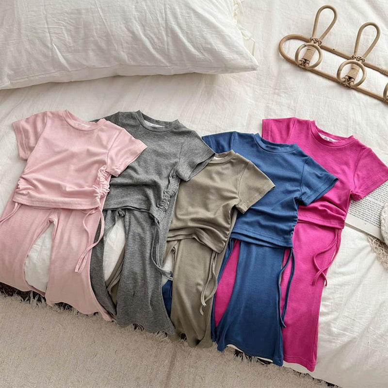 Drawstring-Waist Tee + Bells Set Preorder