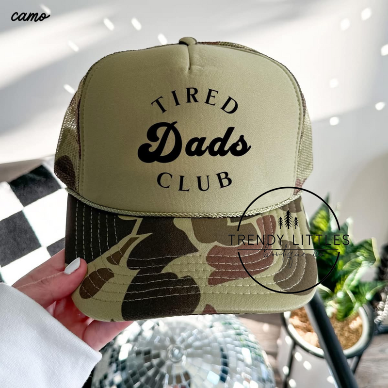 Tired Mom + Dad Club Trucker Hat