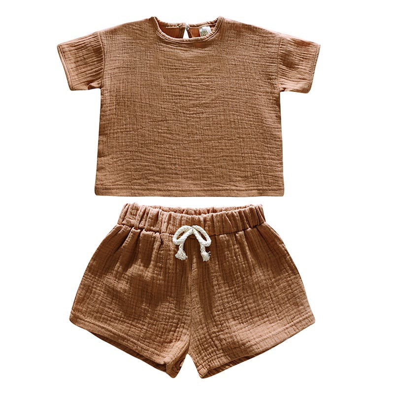 Linen Short Set