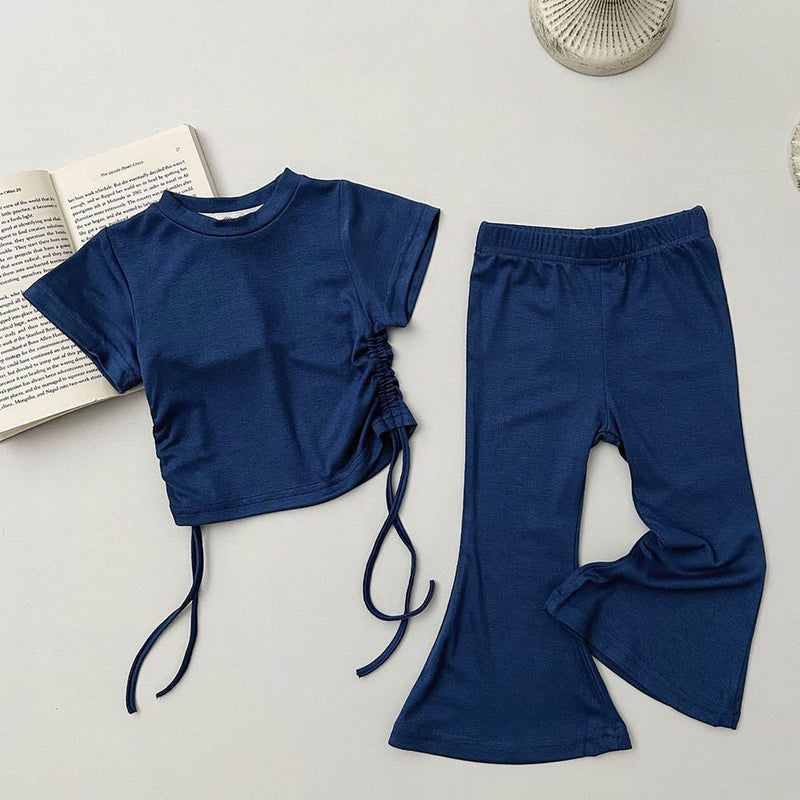 Drawstring-Waist Tee + Bells Set Preorder