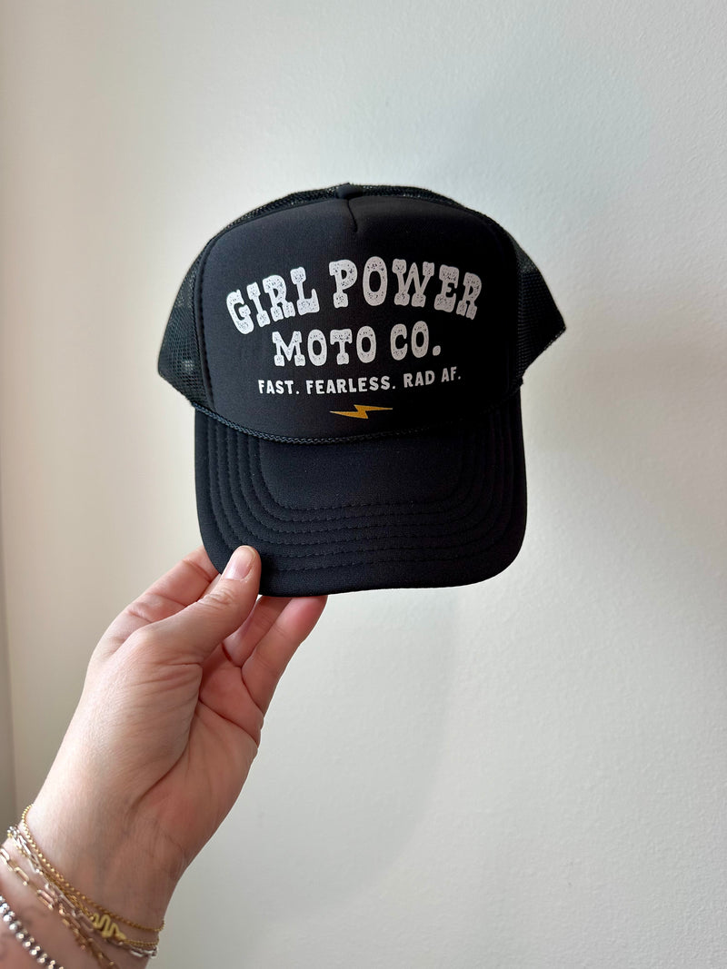 Girl Power Moto Co Trucker Hat