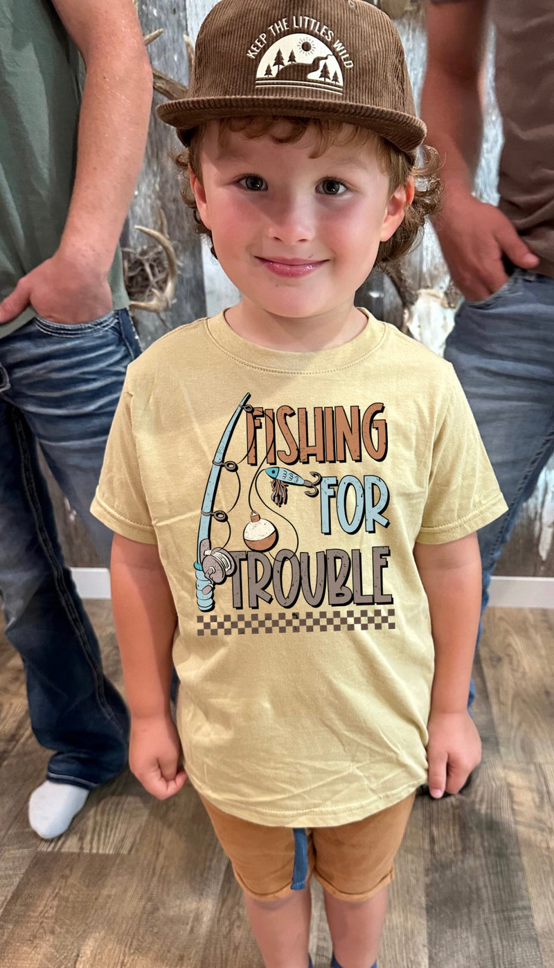 Fishing for Trouble Graphic T