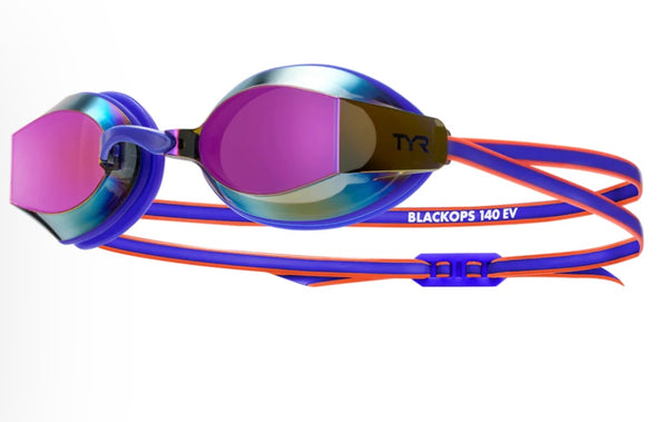 TYR Adults Black Ops 140 EV Mirrored Racing Goggles