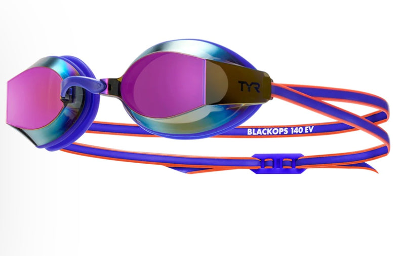 TYR Adults Black Ops 140 EV Mirrored Racing Goggles