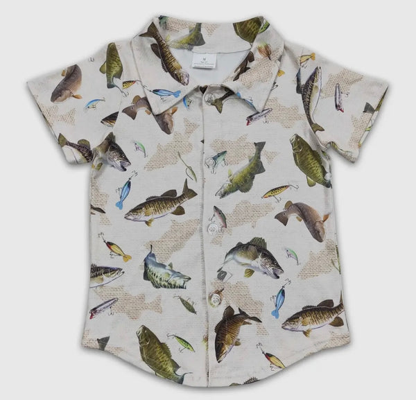 Fish Button Up Preorder