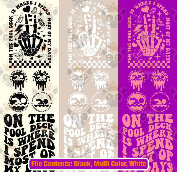 On the Pool Deck Graphic T [Adult]