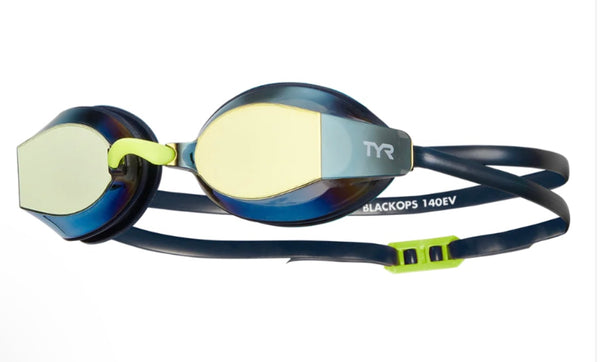 TYR Adults Black Ops 140 EV Mirrored Racing Goggles