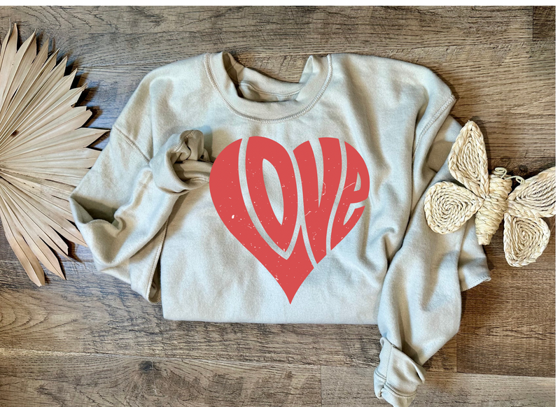 Wavy Love Crewneck