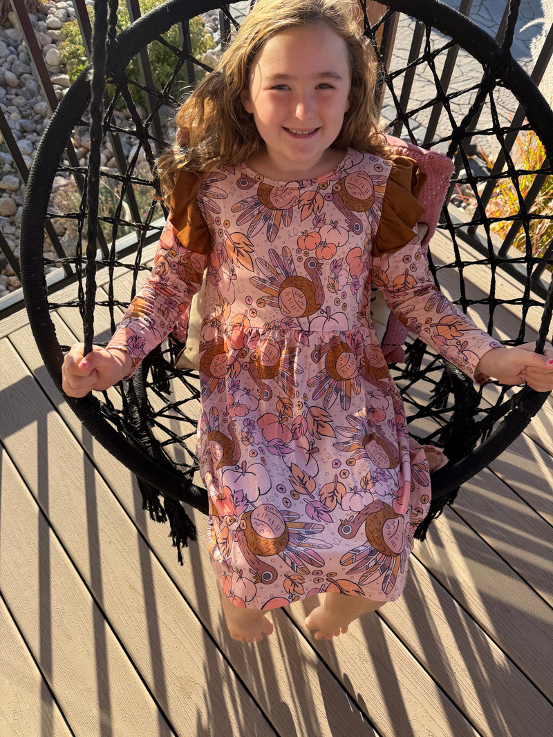 Turkey Twirl Dress Preorder