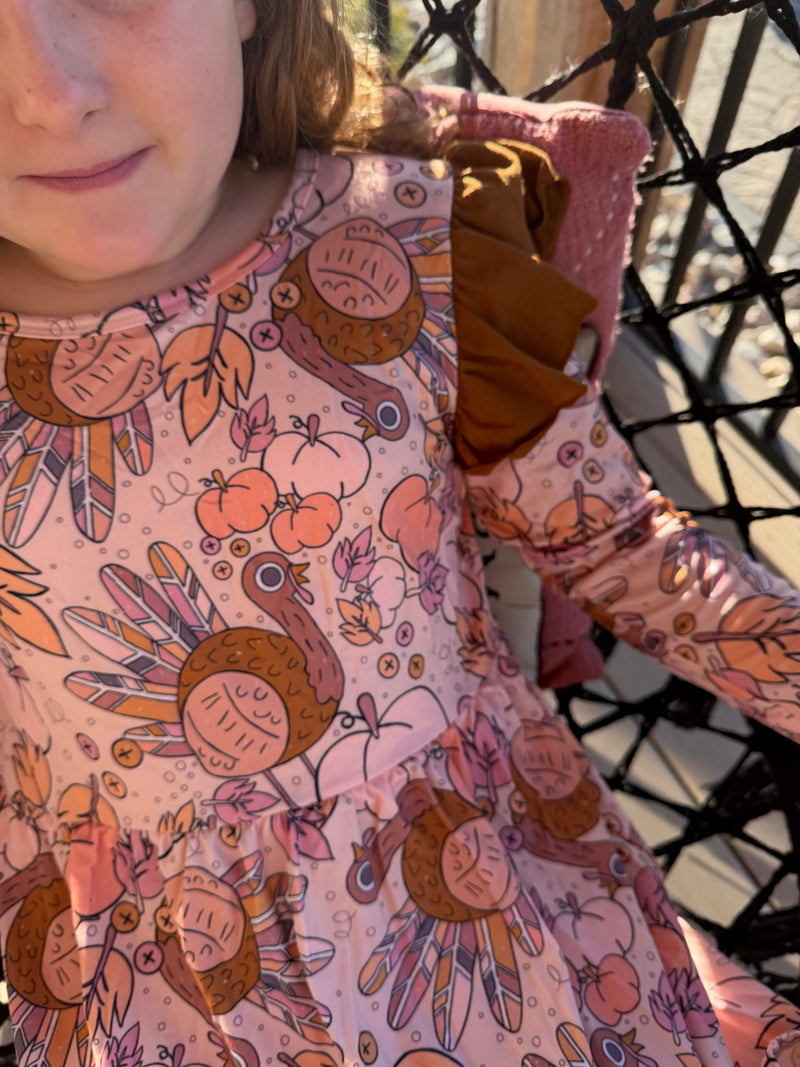 Turkey Twirl Dress Preorder