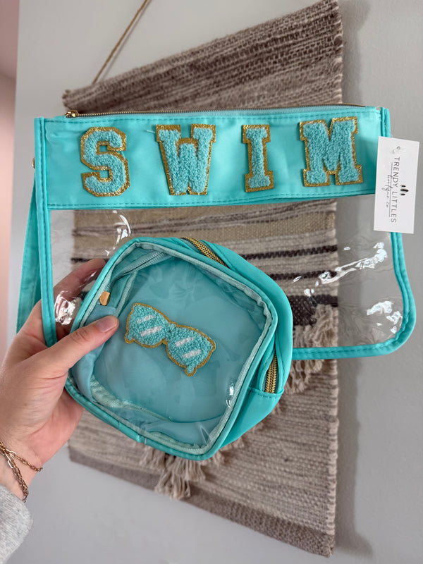 Nylon Clear Patch Bag - Set of 2