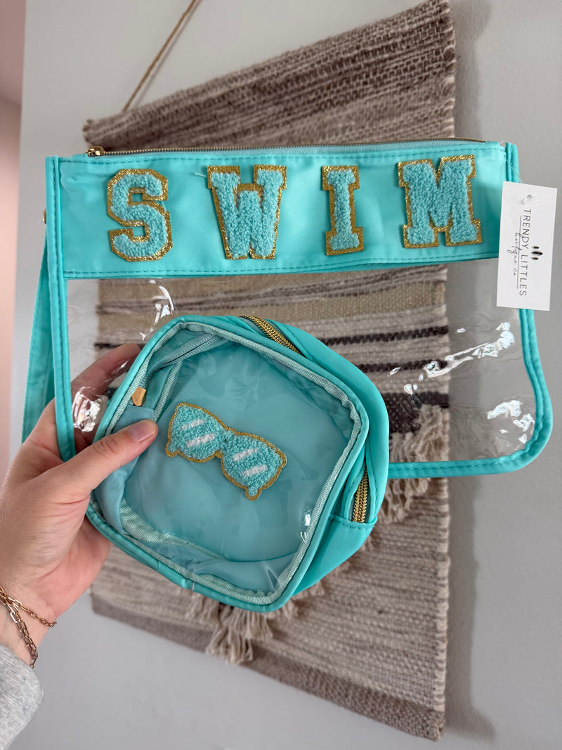 Nylon Clear Patch Bag - Set of 2