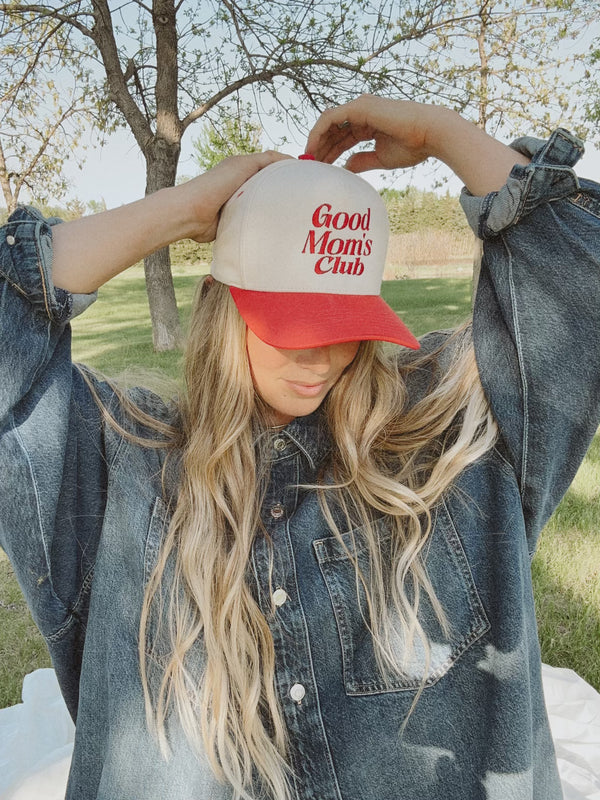 Good Mom’s Club Embroidered Trucker Hat