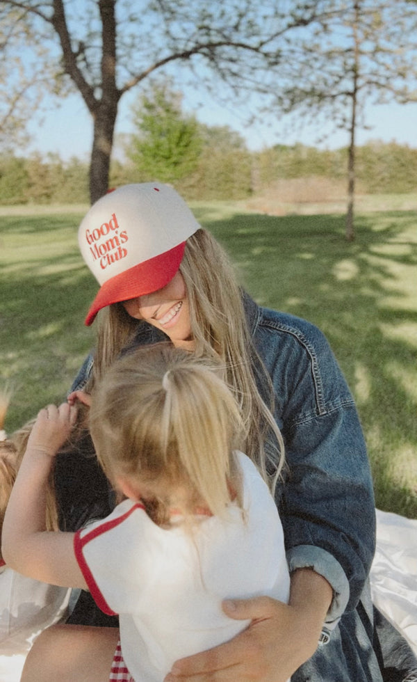 Good Mom’s Club Embroidered Trucker Hat