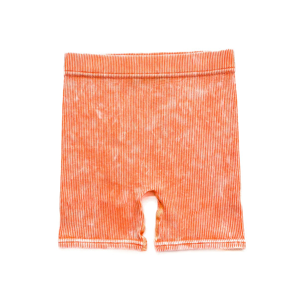 Ribbed Biker Shorts