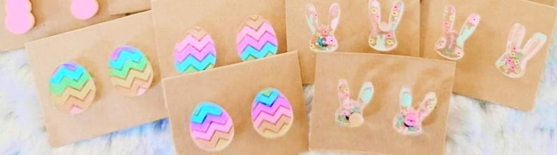 Acrylic Easter Earrings
