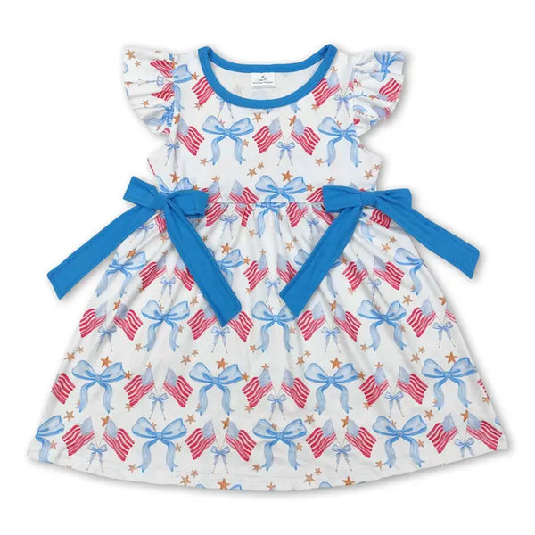 Flag, Bows, Stars Dress Preorder