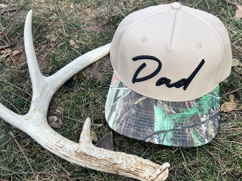 Embroidered Camo Trucker Hat