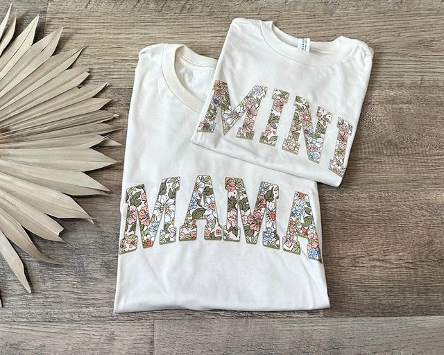 Floral Print Mini Graphic T