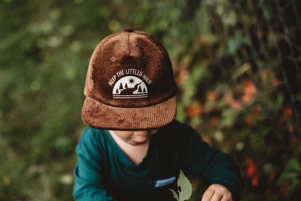 Keep the Littles Wild Corduroy Snapback