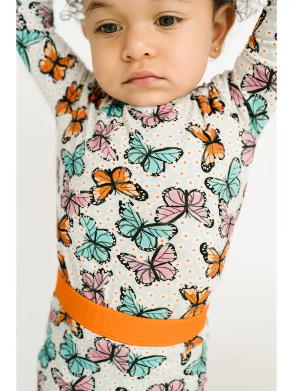 Spring Butterfly Bamboo 2 pc. Jammie Set