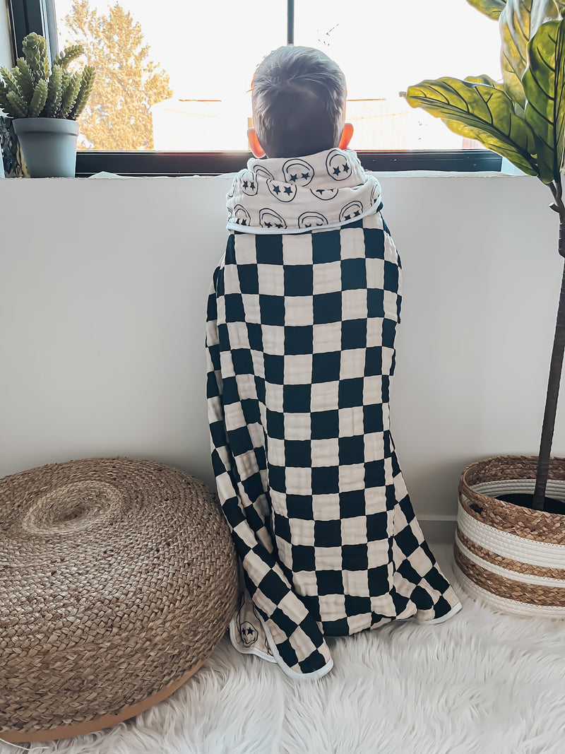 Hendrix Reversible Organic Muslin Quilt