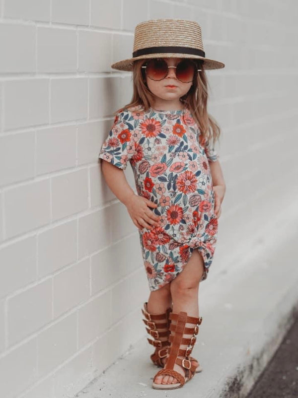 Wildflower T-shirt Dress