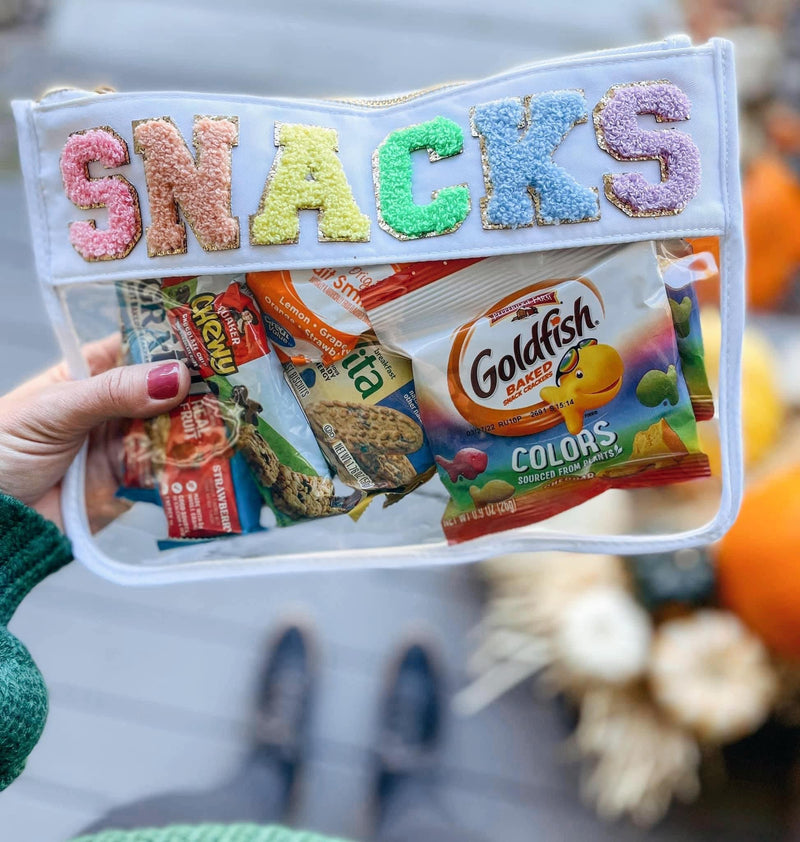 Nylon Clear Patch Bag - Snacks