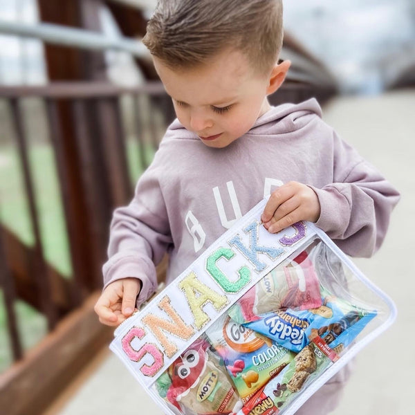 Nylon Clear Patch Bag - Snacks